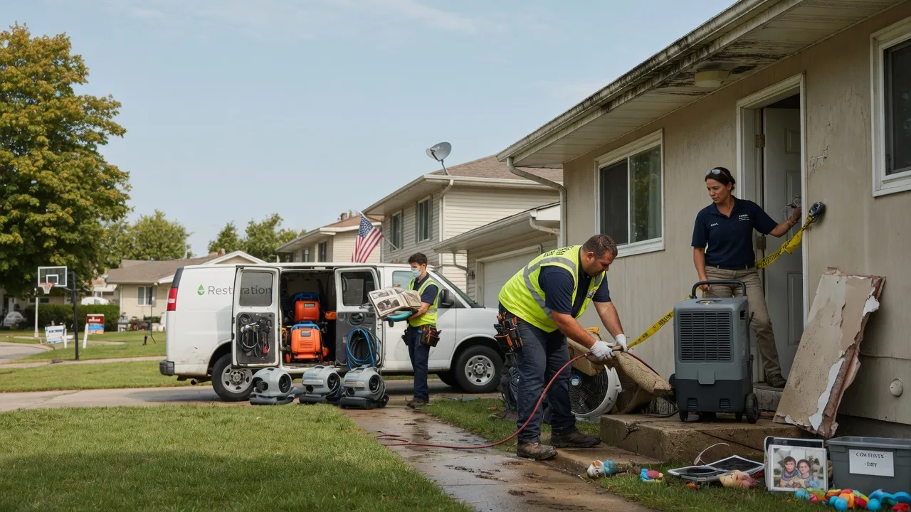 Water Damage Restoration in Bellmont, IL near me